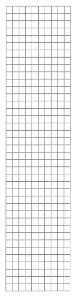 Schulte Drahtgitter-Seitenwand 1950 x 500 mm (H x T) glanzverzinkt
