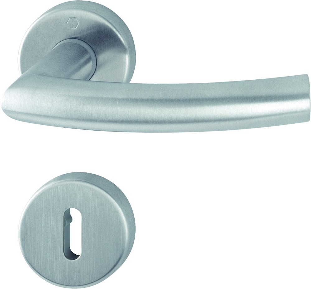 Produktbild HOPPE Drückergarnitur Trondheim E1430Z/42KV/42KVS,BB,8,F69,TS 37-42