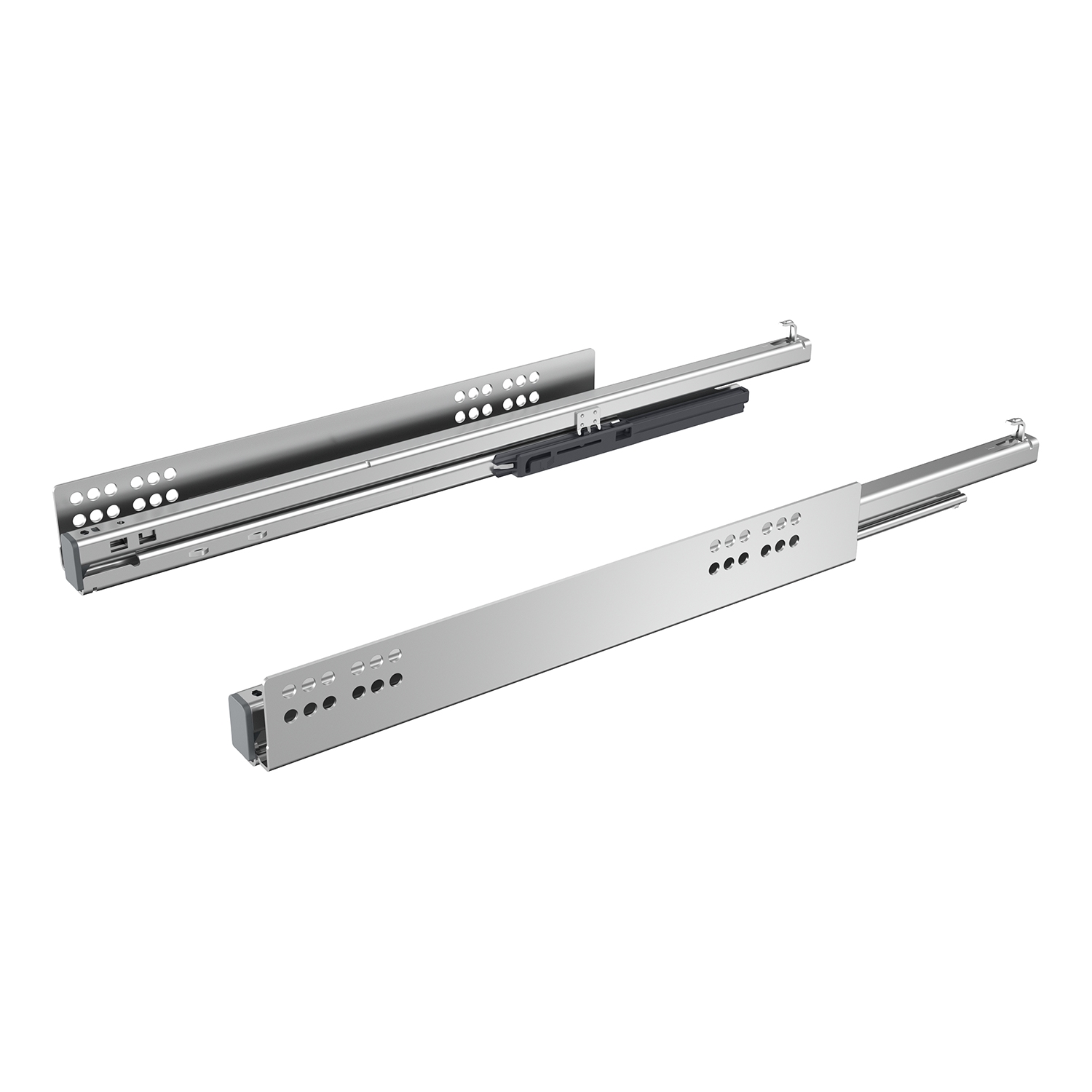 HETTICH Quadro V6+ mit Push to open Silent, Vollauszug für Systemkasten InnoTech Atira