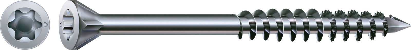 SPAX Dielenschraube Senkkopf T-Star Teilgewinde CUT WIROX