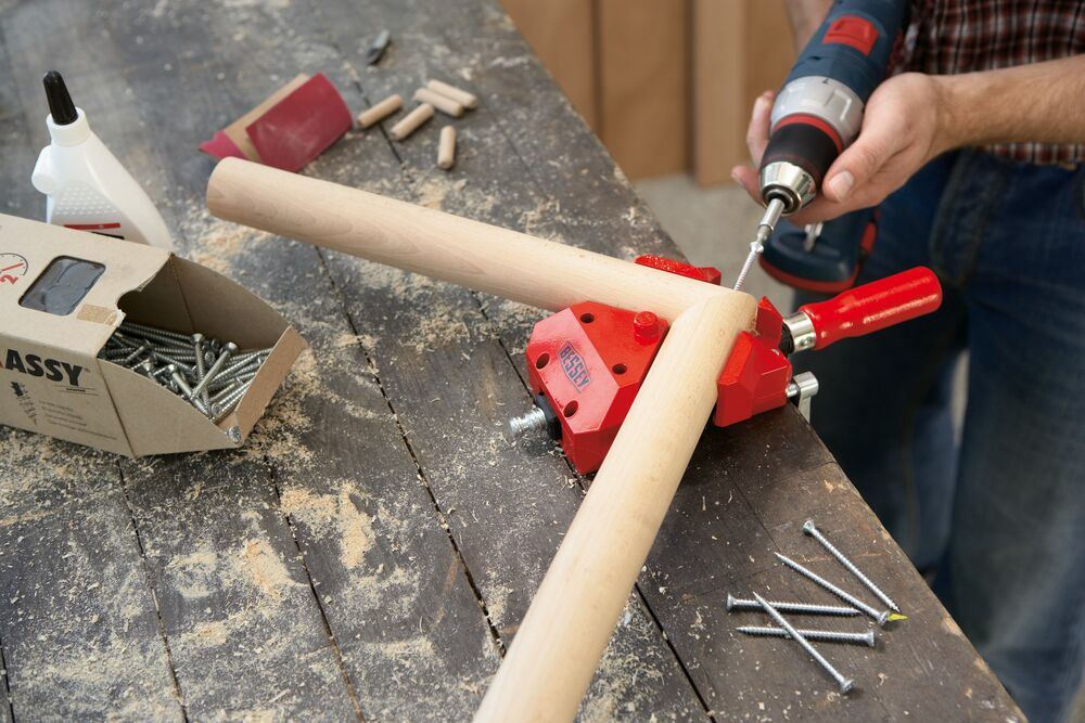 Bessey Winkelspanner WS3 Zinkdruckguss 2x55mm Holzgriff 0,96kg