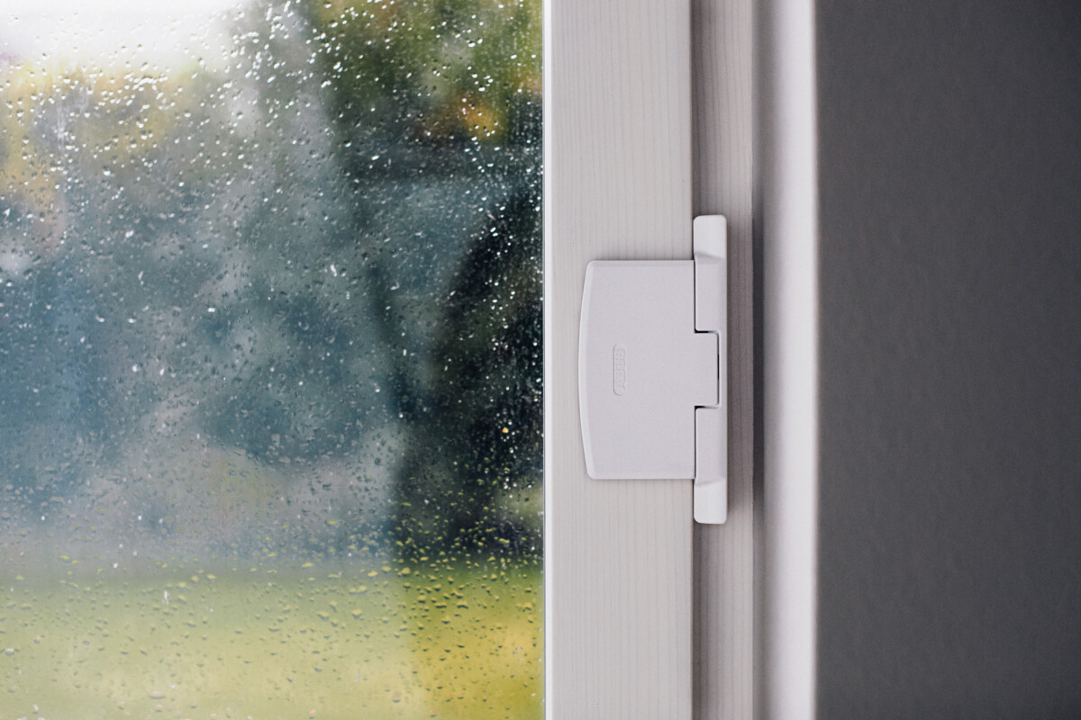 Abus Fenstersicherung FAS97 Scharnierseitensicherung Stahl braun