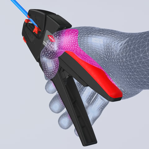 Knipex EvoStrip Selbsteinstellende Abisolierzange 12 40 200 0,03-10mm²