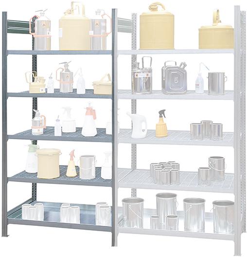 Produktbild LaCont Kleingebinde-Gefahrstoffregal für brennbare Flüssigkeit