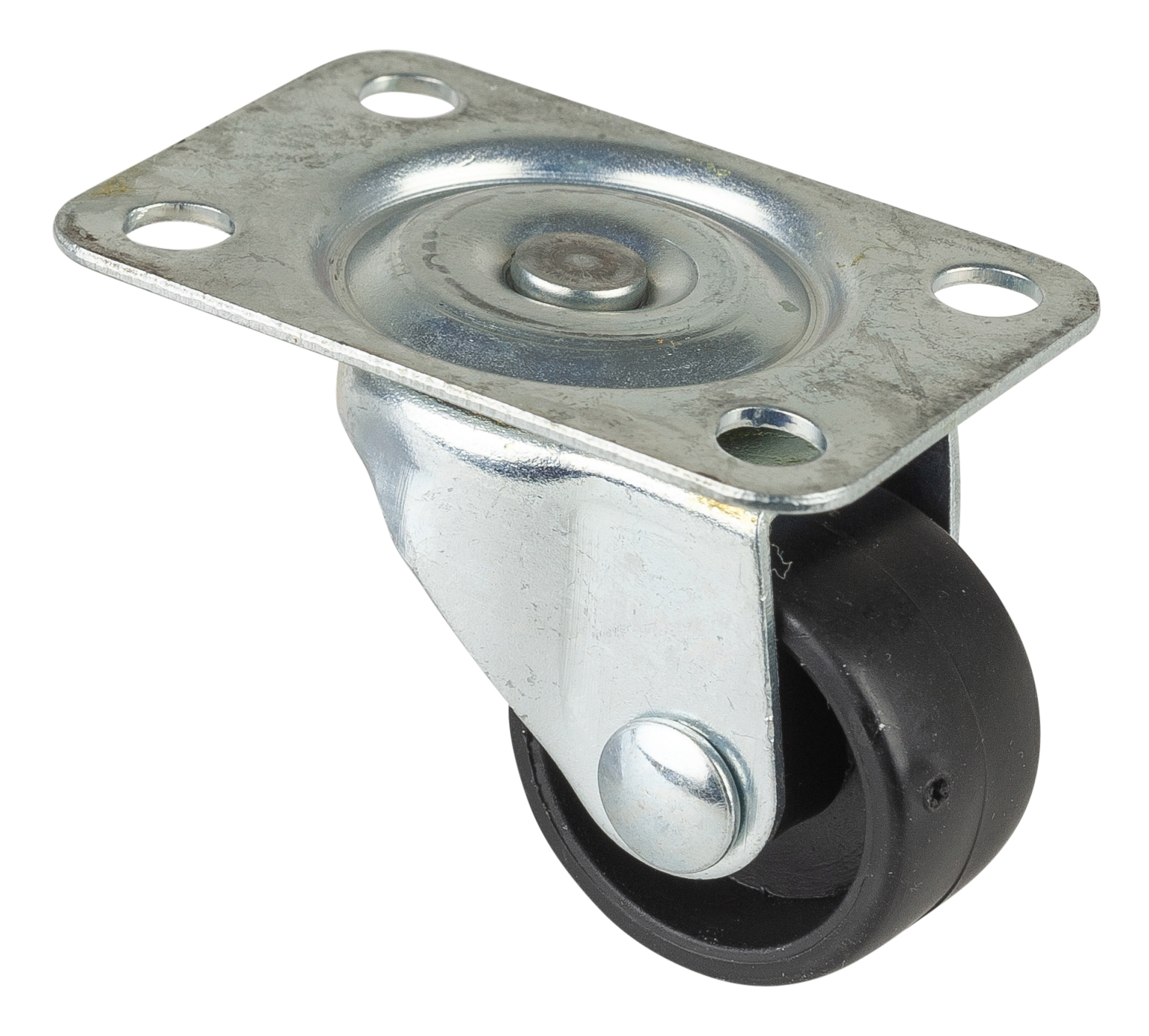 BS Rollen Lenkrolle F25.025 25mm Anschraubplatte Gleitlager Kunststoffrad