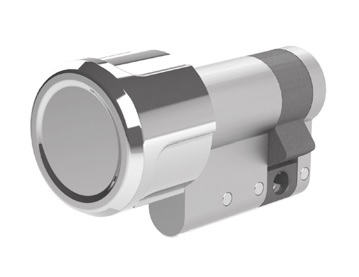 KESO Halbzylinder mit Drehknauf vernickelt, 10-30 mm