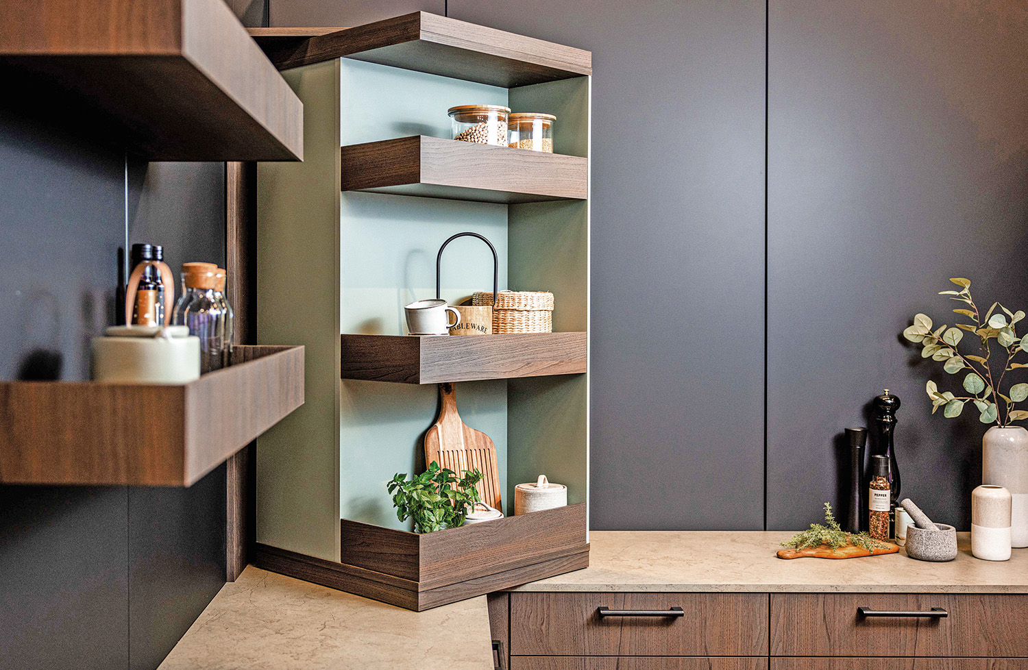 FurnSpin-1, Ablage, Drinnen, Innenarchitektur, Mobiliar, Holz