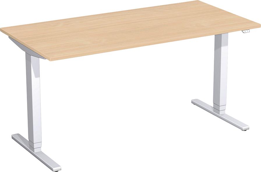 Geramöbel Elektro-Hubtisch Flex Buc 1600x800,C-Fuß 650-1250