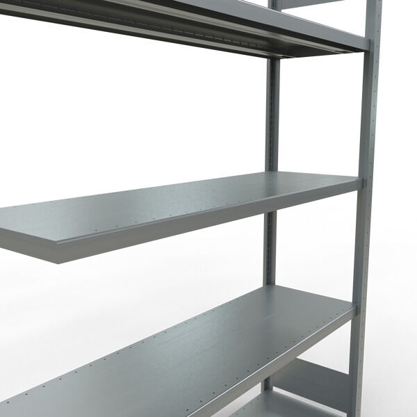 Schulte Anbauregal MULTIplus250 Steckregal 2000x1300x400mm 5 Fachböden verzinkt