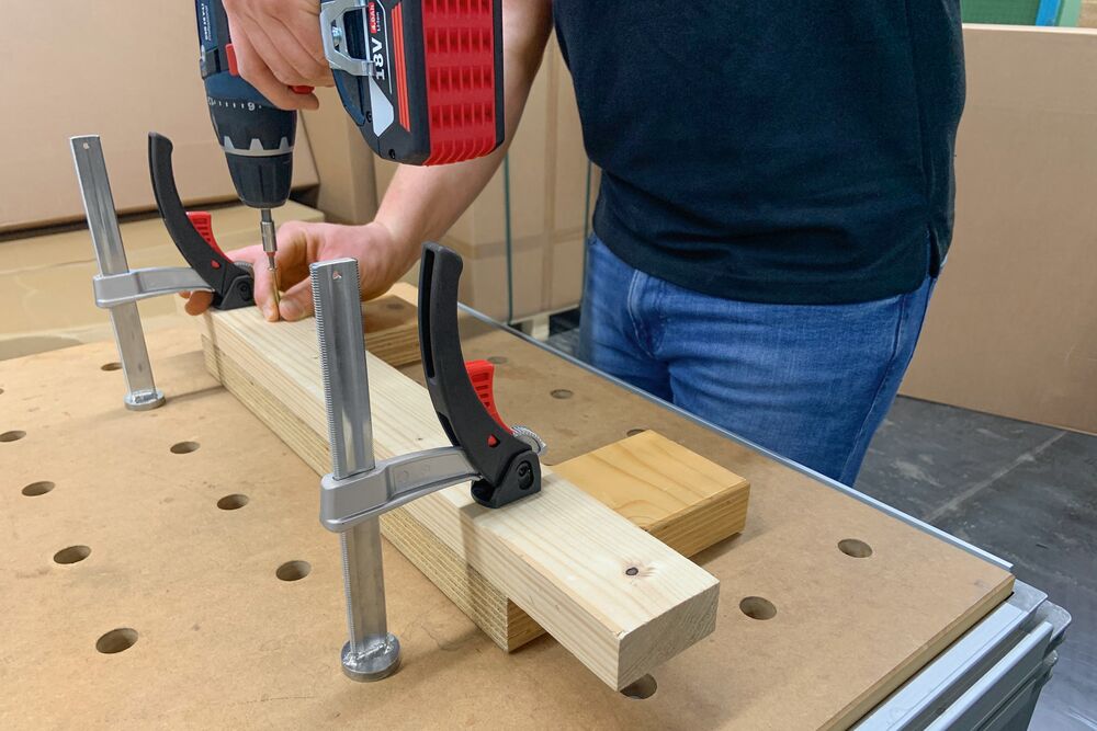 Bessey Spannelement für Multifunktionstische TW-KLI TW20-15-8KLI-SET