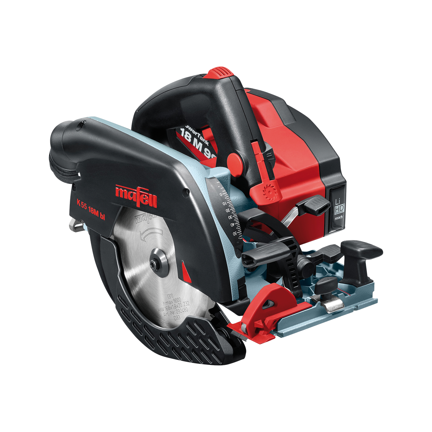Mafell Akku-Handkreissäge K 55 18M bl im T-MAX (bis 2024)