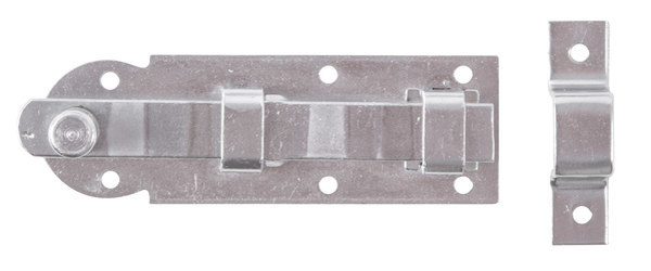 Fensterriegel, mit Knopfgriff, gerade, B26xL80, Hub18,5mm, Edelstahl blank