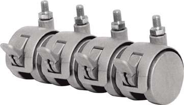 Produktbild Kerkmann Rollensatz für Stellwand (4 Stück)