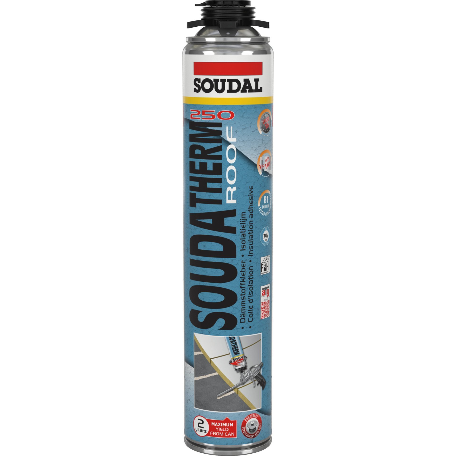 Soudal Soudatherm Roof 250 850 ml Orange