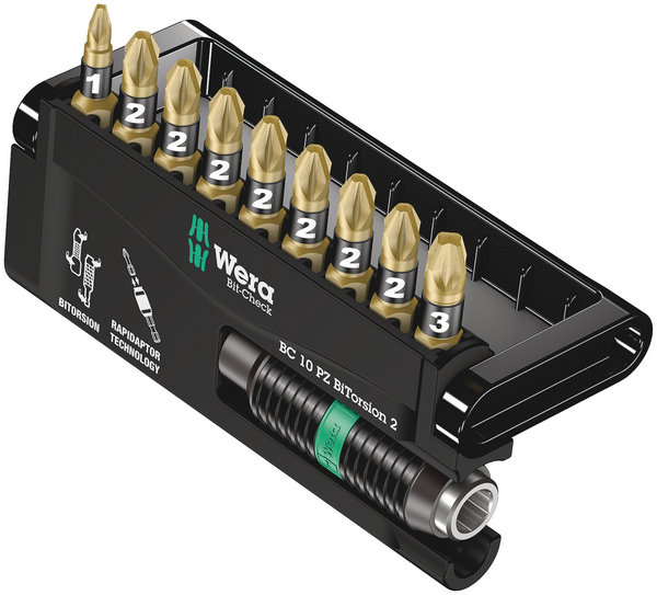 Bit-Check 10 PZ BiTorsion 2, 10 pieces, Munition, Waffe