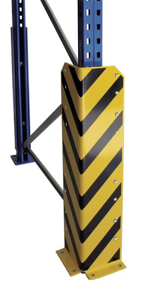 Schulte Rammschutzecke L-Form 800 mm gelb/schwarz