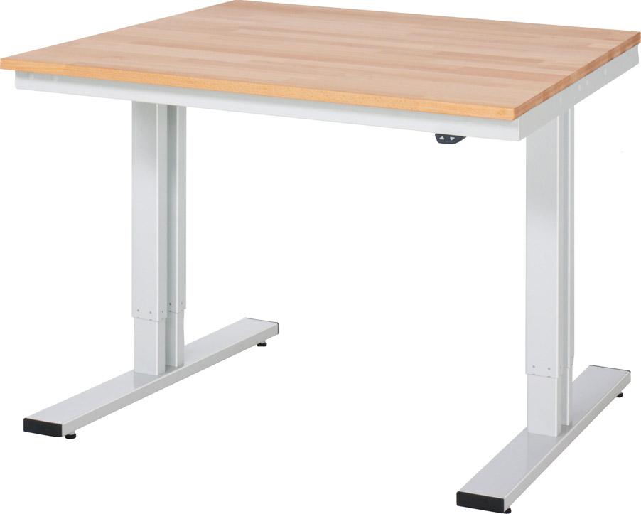 RAU Werktisch adlatus Buche 1250x1000x720-1120mm