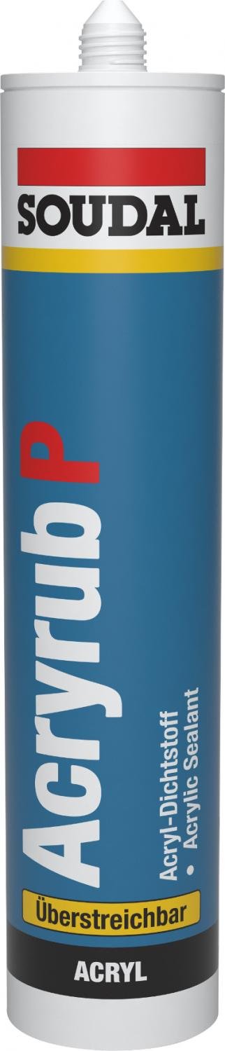 Soudal Acryrub Pro P 400ml Weiss