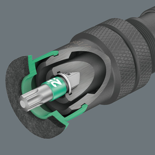Bit mounting with retaining ring, Adapter, Elektronik