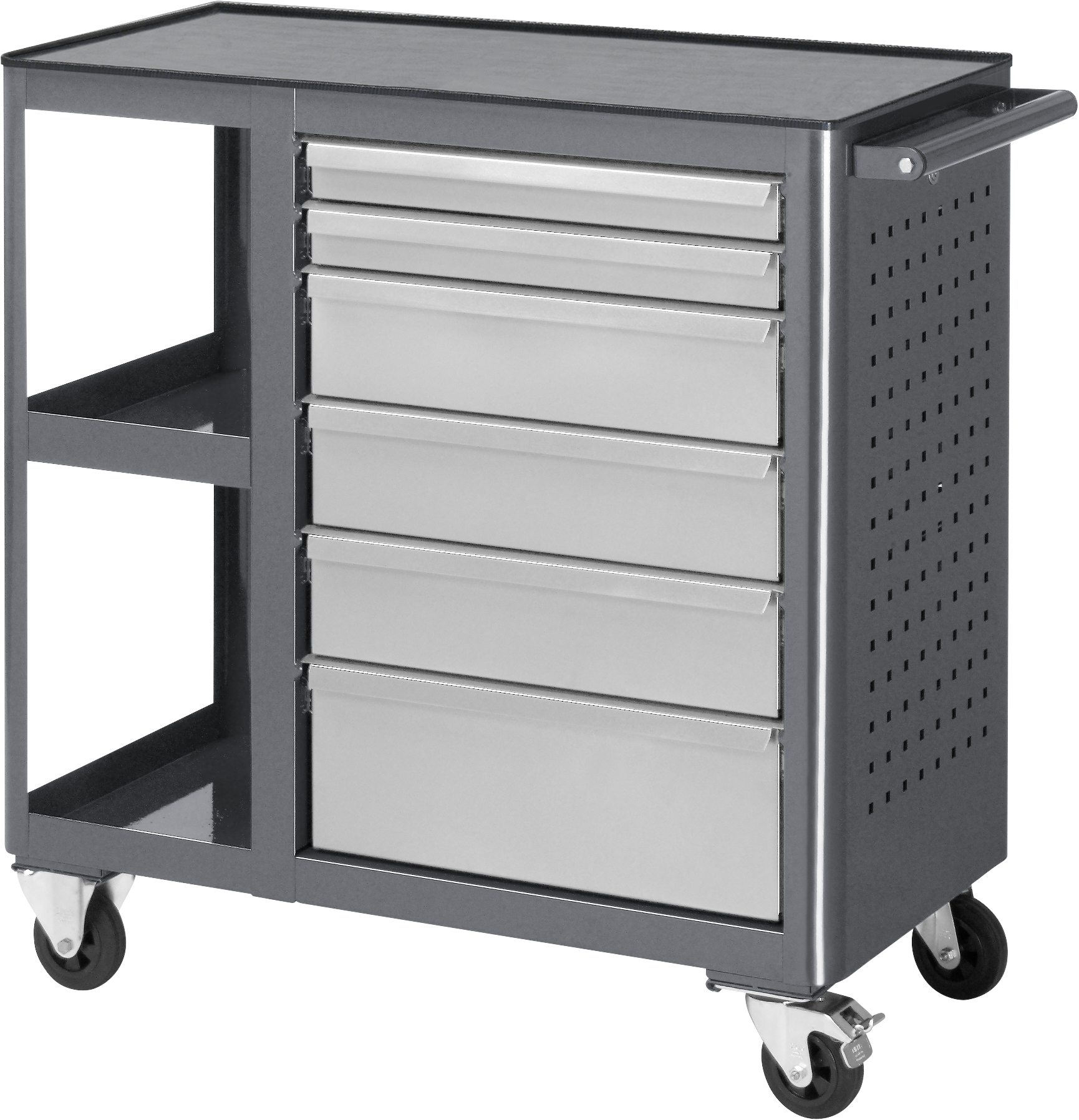 Rau Rollwerkbank Modell 6010 B960xT450xH950mm ABS-Top 6 Schubladen