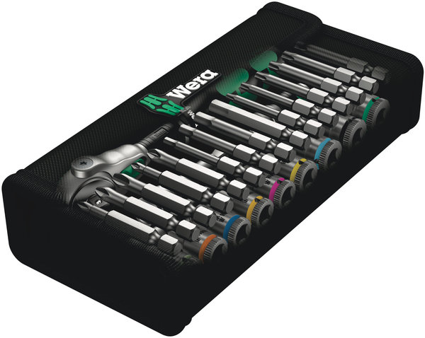 8100 SA 6 Zyklop Speed Ratchet Set, 1/4" drive, metric, 28 pieces