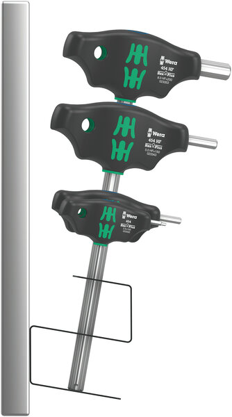 454/7 HF Set 2 Screwdriver set T-handle Hex-Plus screwdrivers with holding funct