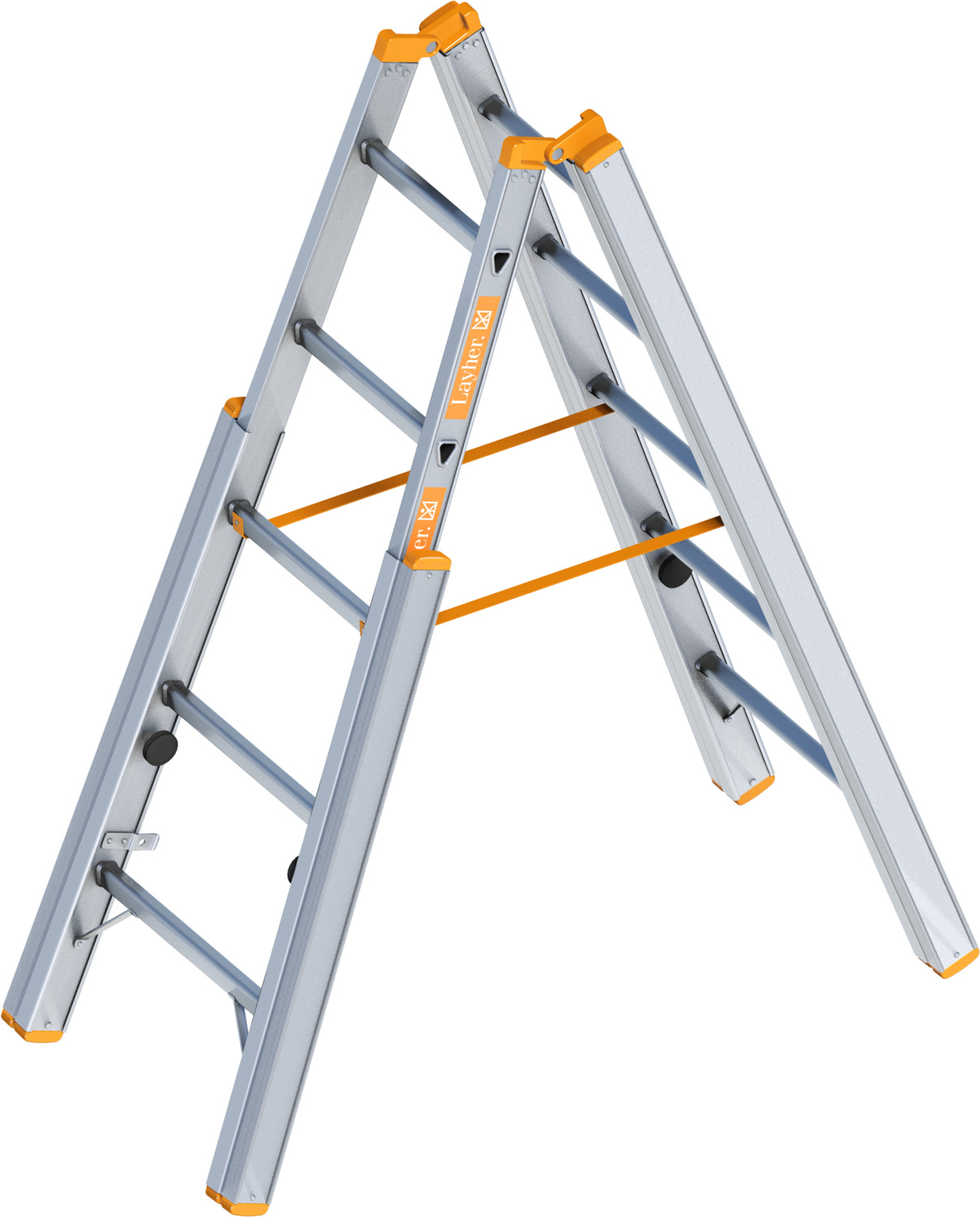 Layher Sprossen-Treppenstehleitern Product picture