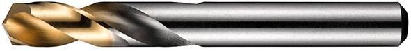 Kurzbohrer HSS DIN1897N 14,5mm 135G Typ N 2,5xD A02214.5 TiN Tip Dormer