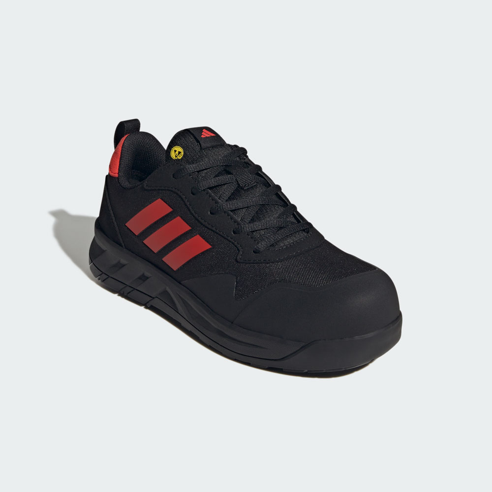 adidas ARGARO LOW S1PS-ESD SICHERHEITSSCHUHE Gr. 41, black/red