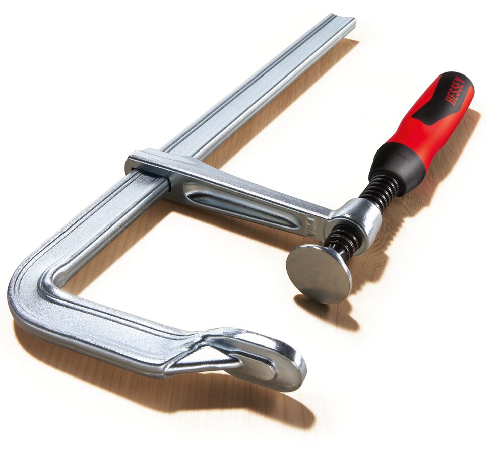 Bessey Ganzstahl-Schraubzwinge GZ25 250/120 mm mit Holzgriff