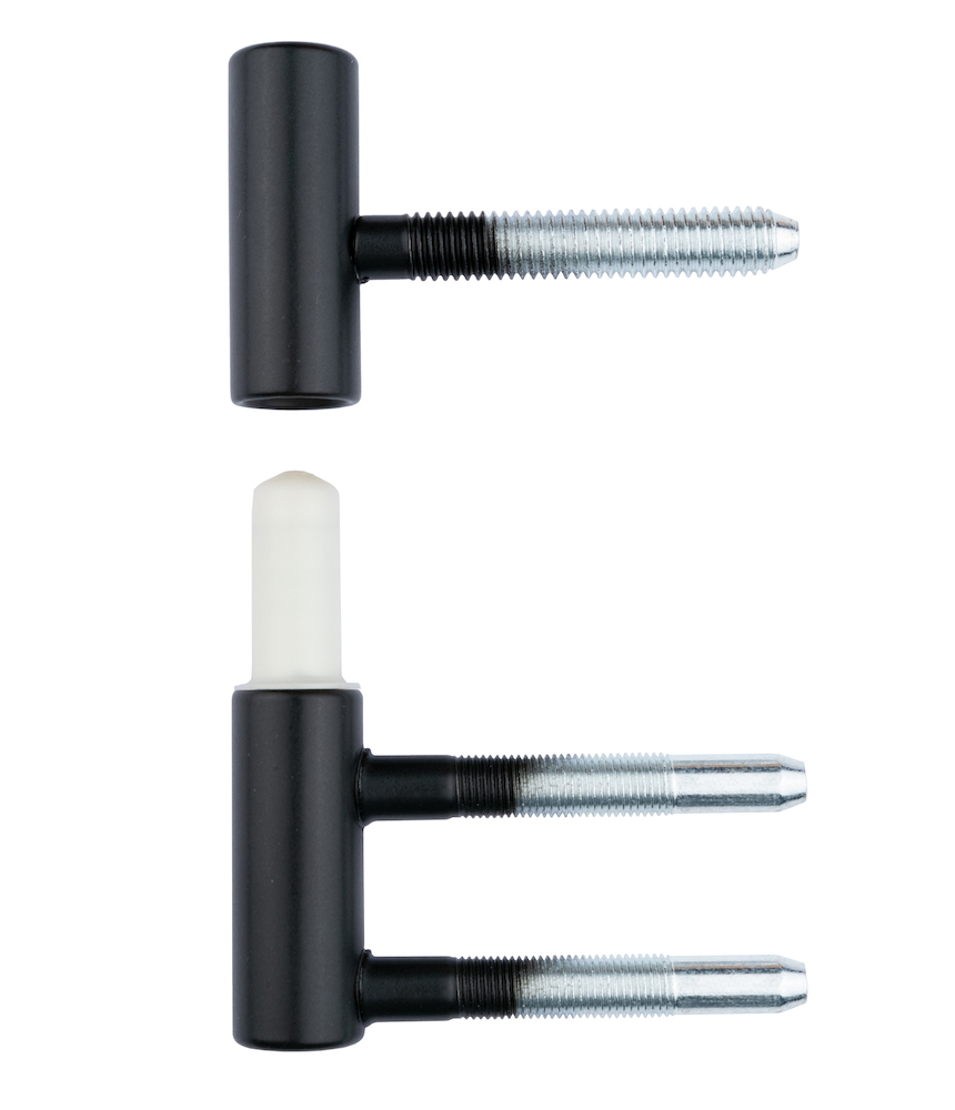 Produktbild HERMAT Einbohrband 6841,2tlg.,Vollblatt,classic black,ähnlich RAL 9005