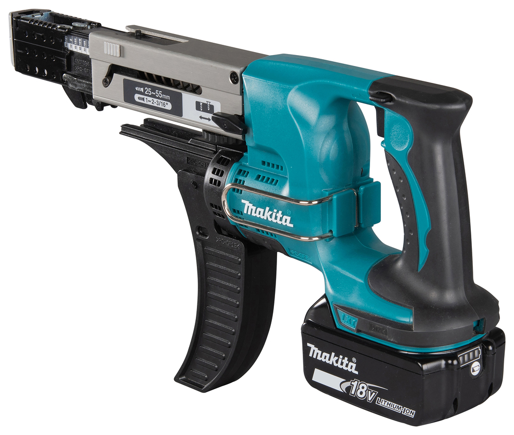 Makita Akku-Magazinschrauber DFR550RTJ 18V 5,0Ah LXT mit MAKPAC