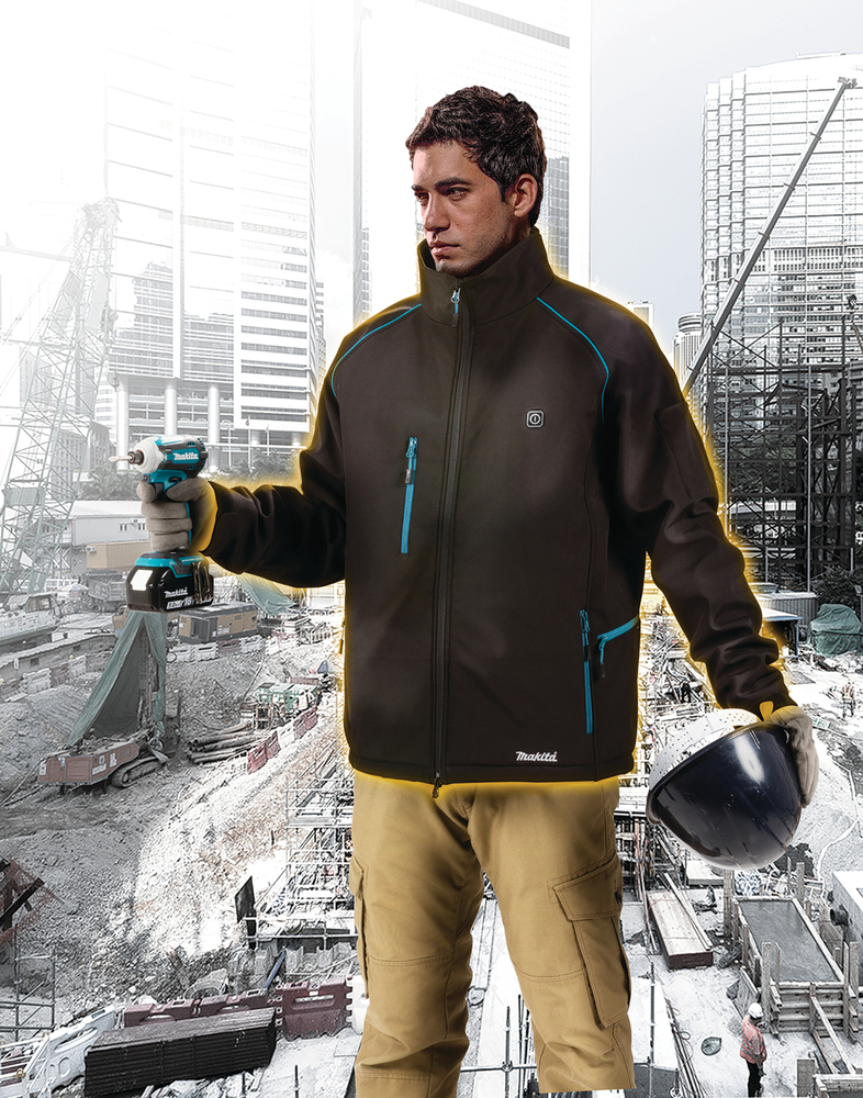 Makita Akku-Thermojacke DCJ205ZL 18V LXT Größe L