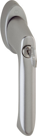 HOPPE Fenstergriff 0739S/US954 100NM,abschl.,spi.,7/32-42,F9