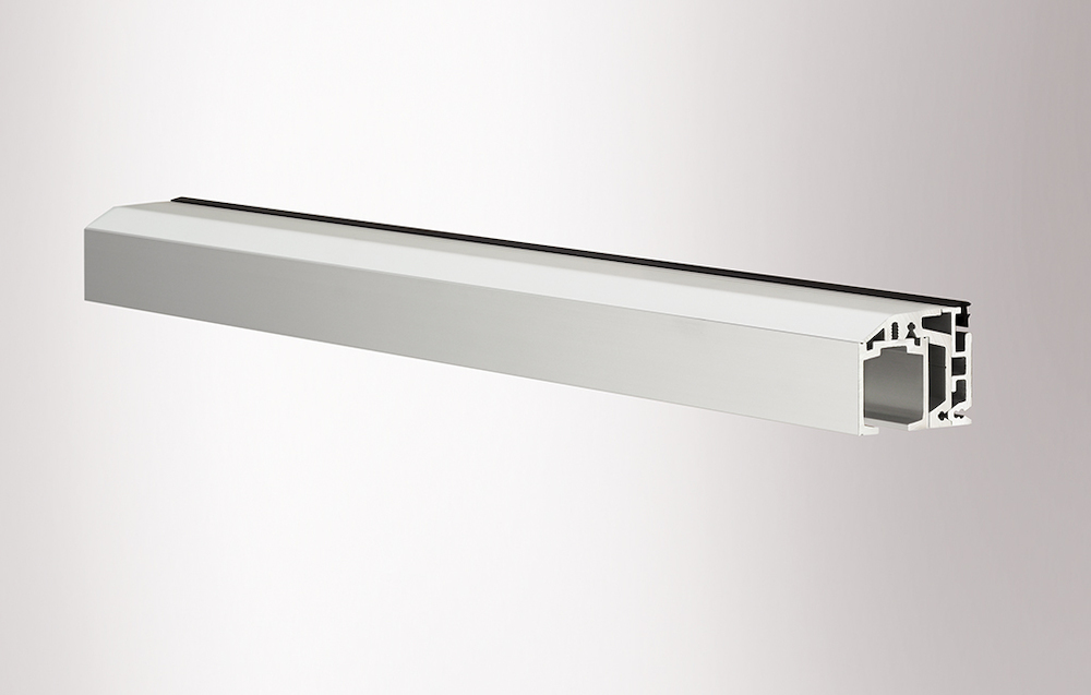 ZT-Distanzprofil,L 6000mm, Perlan 140, stapelbar, Aluminium, naturton eloxiert