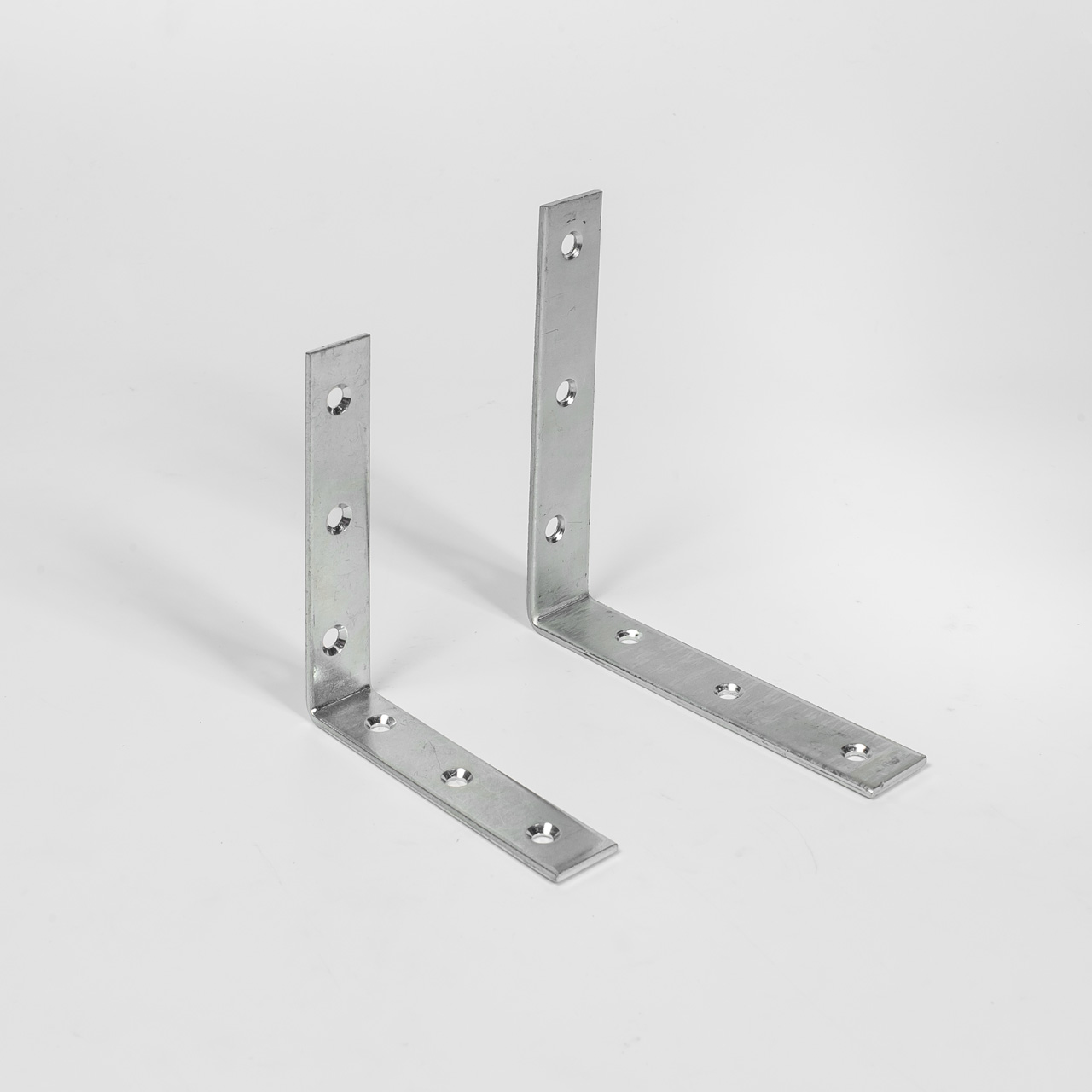 Vormann Winkel stark 40x20mm 3mm Stahl blau verzinkt 10 Stück