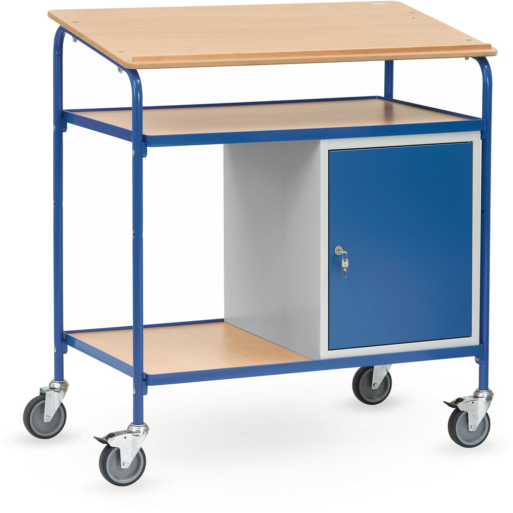 Fetra Rollpult 5838 mit Schreibfläche und Stahlschrank