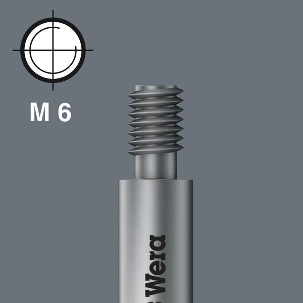 Thread drive M 6  (Wera connecting series 15), Kosmetik
