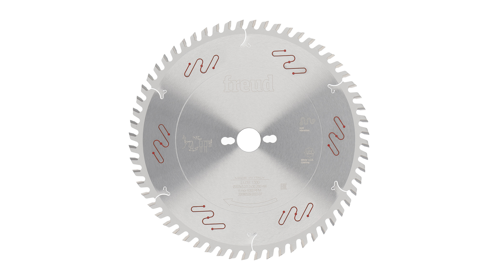 rundes Kreissägeblatt, Metallkreis, Zahnscheibe, Freud Logo, Werkzeugzubehören