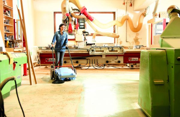 Kränzle Kehrmaschine 1+1 Profi Handkehrmaschine mit Kehrschaufelprinzip