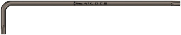 967 XL HF TORX® L-key with holding function, long, TX 27 x 172 mm, Weißes Brett