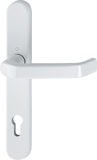 HOPPE Halbgarnitur Liverpool 1313G/3357SN, LS,PZ92/8,F9016,o. No.