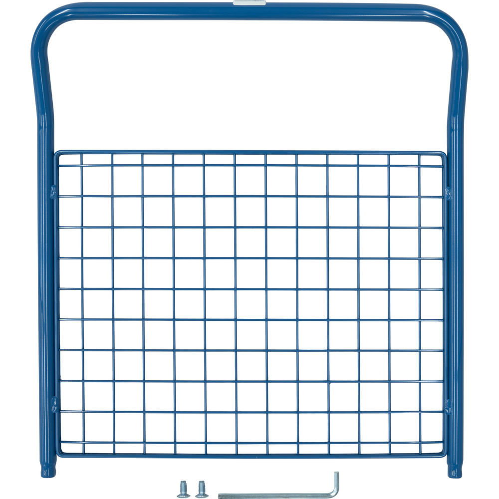 Fetra Kopfwagen E1512SW mit Drahtgitter Stirnwand 1000x700mm blau RAL5007