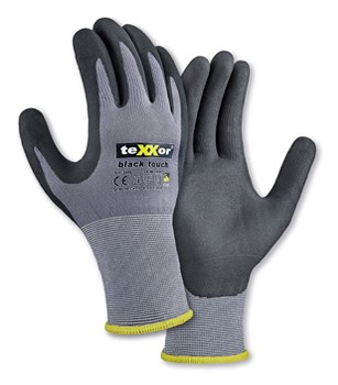 teXXor® Nylon-Strickhandschuhe BLACK TOUCH®