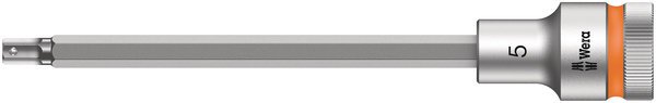 8740 C HF Zyklop bit socket with 1/2" drive with holding function, 5 x 140