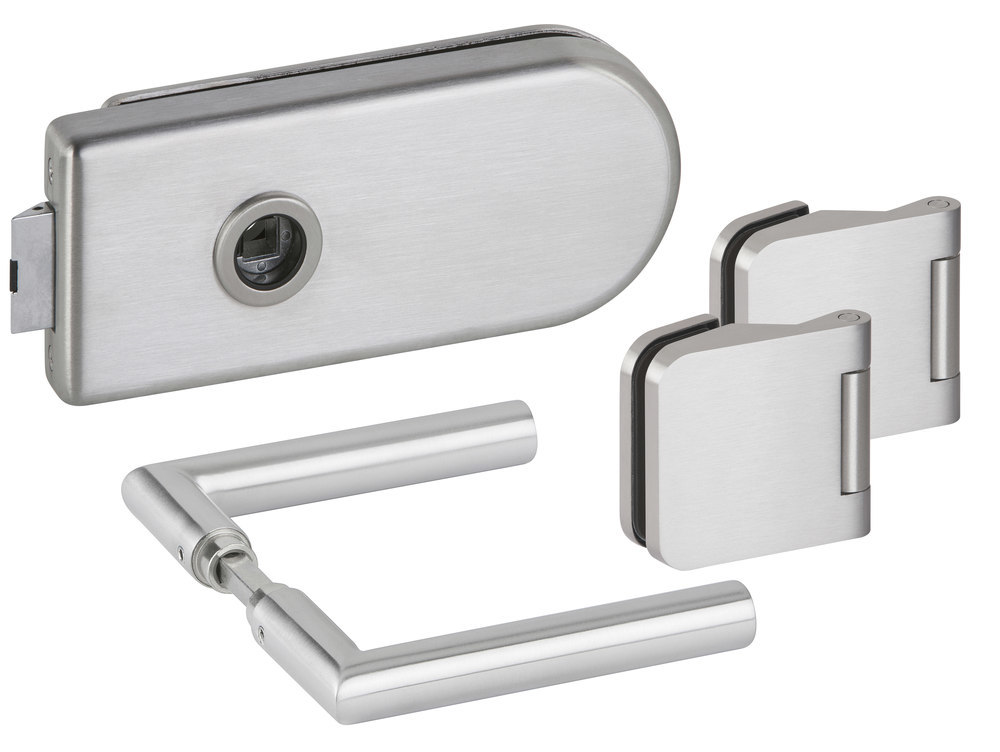 Produktbild HERMAT Ganzglastürschloss 6011/6315/1802,UG,8mm,ER-Optik,FlüFA