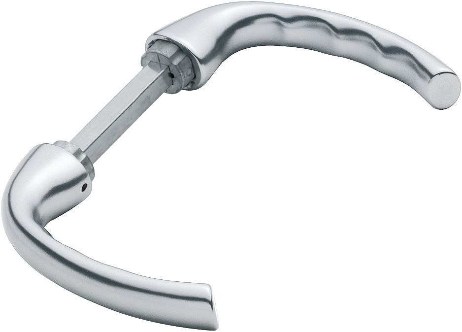 HOPPE Drückerpaar Tôkyô 1710, 8mm, TS 38-42,naturfarben eloxiert