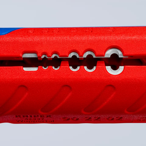 Knipex TwistCut® Wellrohrschneider 90 22 02 SB für Kunststoffrohre Ø 13-32 mm mit Abisolierfunktion