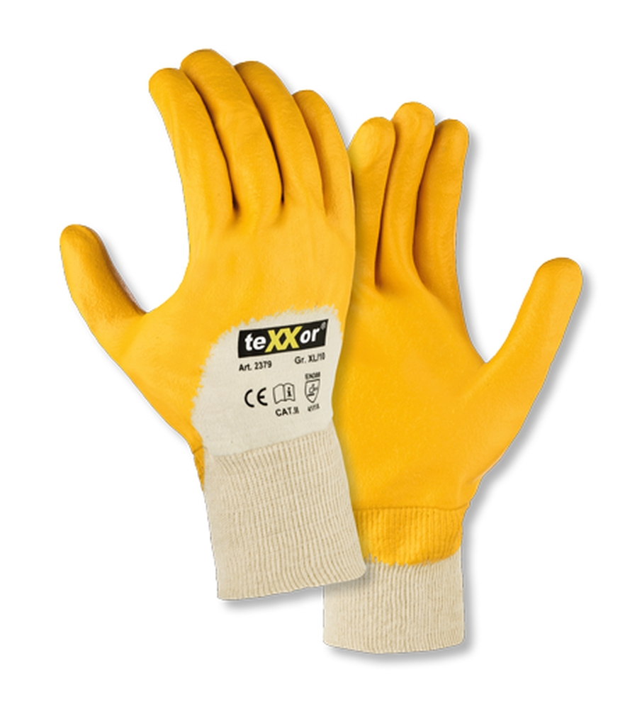 teXXor® topline Nitril-Handschuhe STRICKBUND