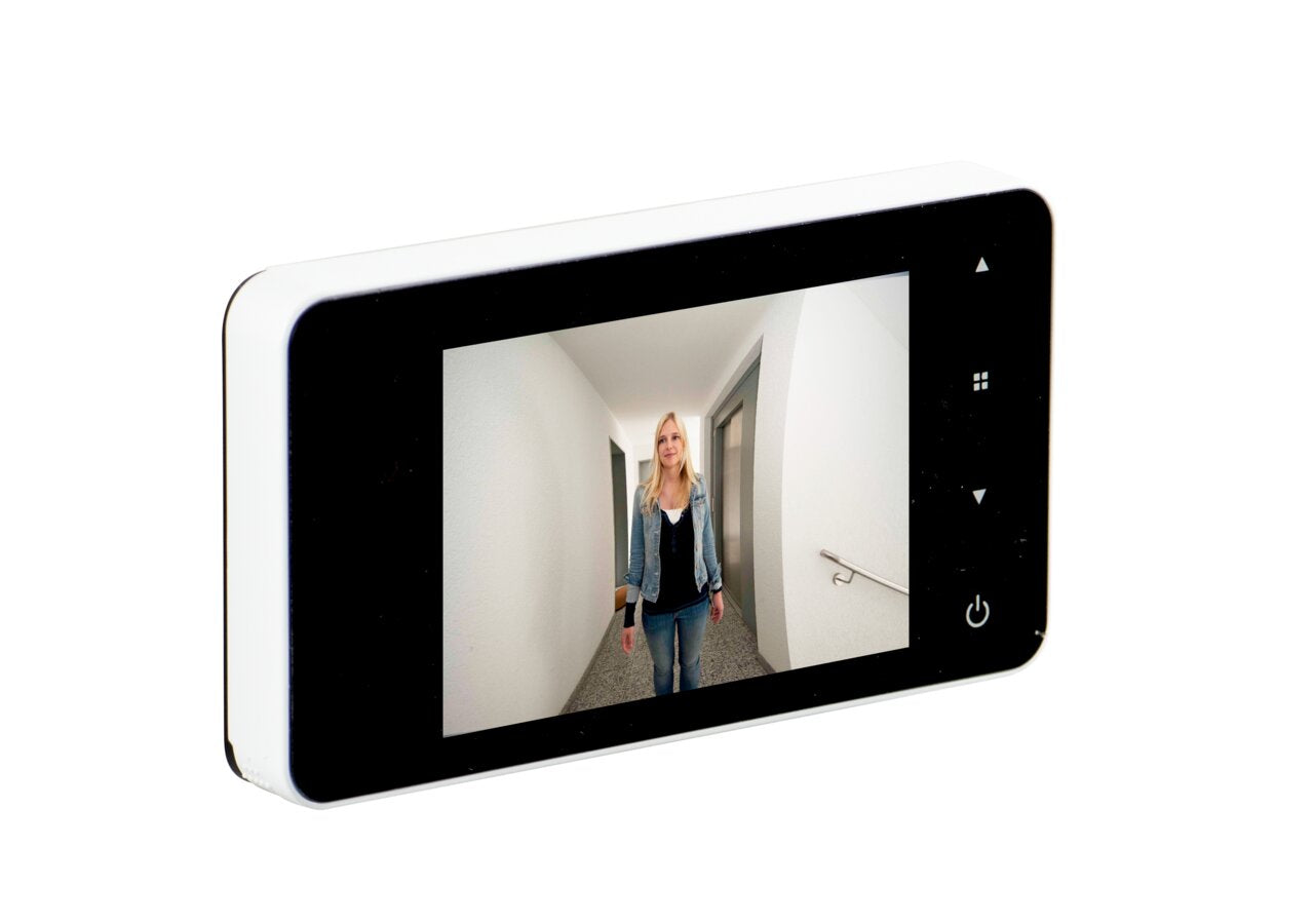 Burg Wächter Door eGuard DG 8200 W Digitaler Türspion mit TFT-Display 4 Zoll